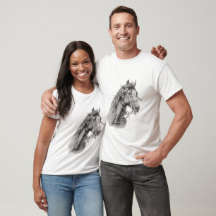Camiseta Gráfica de Lobo Artístico - Animais Selva