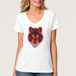 Camiseta Gráfica de Lobo – Design Férvido