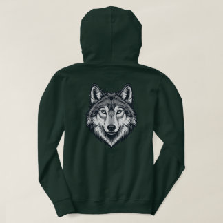Camiseta Gráfica de Lobo Solitário Feroz