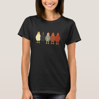 Camiseta Gráfica de Mãe de Frango Fofa Camisa Engr