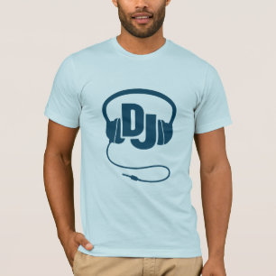 Camiseta gráfica de menta e camiseta de fones de 