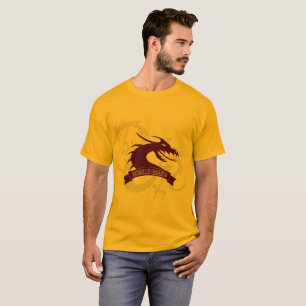 Camiseta Gráfica de Monstro Mitológico para Homens