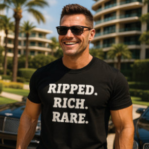 Camiseta Gráfica de Motivação para Academia Ripped