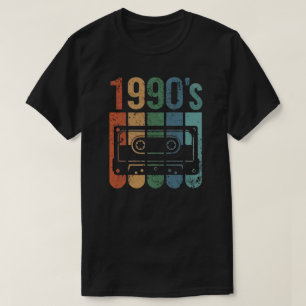 Camiseta Gráfica de Música em Fita Cassete Retro d