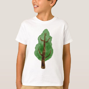 Camiseta Gráfica de Pinheiro para Meninos - Frio a
