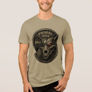 Camiseta Gráfica de Placa de Peso da Academia do L
