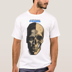 Camiseta Gráfica de Poder Metade Humano Metade Cav