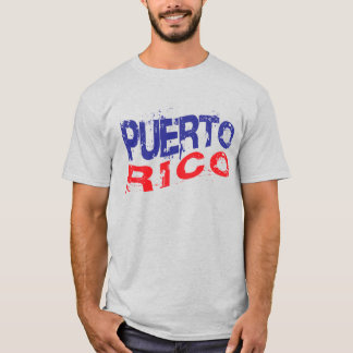 Camiseta Gráfica de Porto Rico Distressed