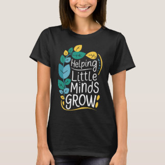 Camiseta Gráfica de Professor Ajudando Pequenas Me