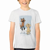  Camiseta Gráfica de Raposa de Desenho Animado Fof