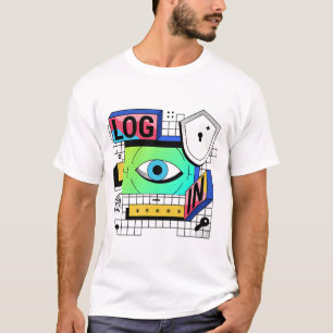 Camiseta Gráfica de Segurança de Login – Tecnologi