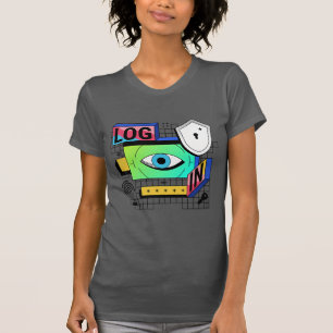 Camiseta Gráfica de Segurança de Login – Tecnologi