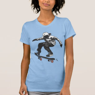 Camiseta Gráfica de Skate Jump – Streetwear Urbano