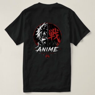 Camiseta Gráfica de Streetwear de Anime Gaming – U