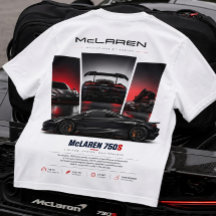 Camiseta gráfica de supercarro