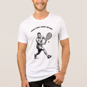 Camiseta Gráfica de Tenista – Esportes Dinâmicos