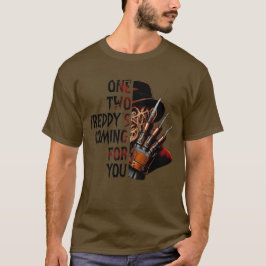 Camiseta gráfica de terror de Freddy para o Hallow