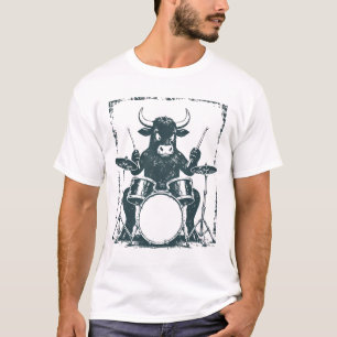 Camiseta Gráfica de Toca-Tambor Touro Estrela do R