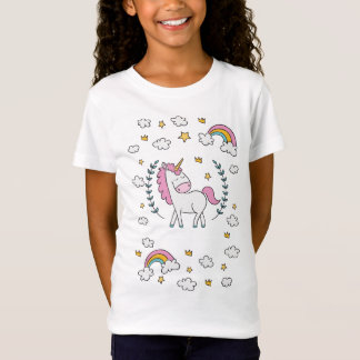 Camiseta Gráfica de Unicórnio Mágico