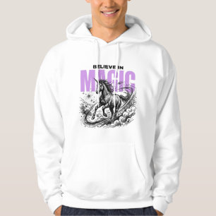 Camiseta Gráfica de Unicórnio MÁGICO Moda de Rua