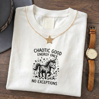 Camiseta Gráfica de Unicórnios Engraçados