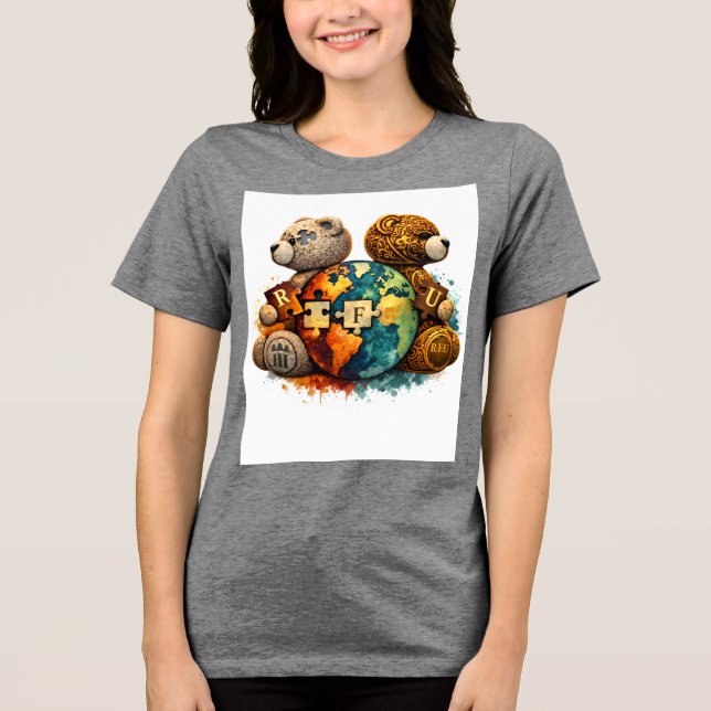 Camiseta Gráfica de Urso Urbano (Frente)
