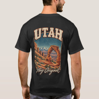 Camiseta Gráfica de Utah Permaneça Original Arcos