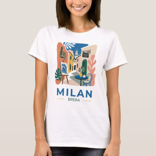 Camiseta Gráfica de Viagem do Distrito Artístico d