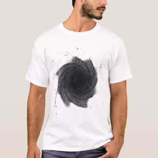 Camiseta Gráfica de Vórtice Espiral Abstrato - Min