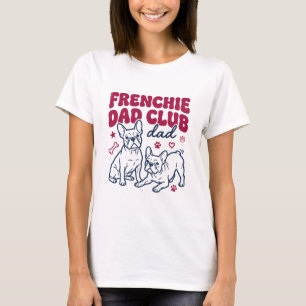 Camiseta Gráfica do Clube do Pai do Bulldog Francê