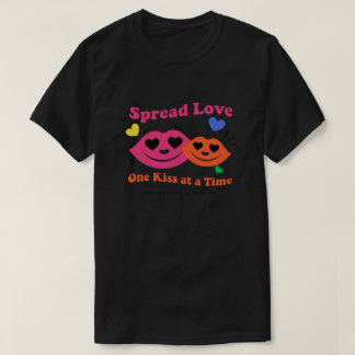 Camiseta Gráfica do Dia do Beijo no Mundo Único