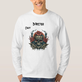 Camiseta Gráfica do Diretor Louco - Libere Sua Áre