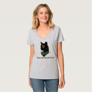 Camiseta Gráfica do Gato Bastet Egípcio