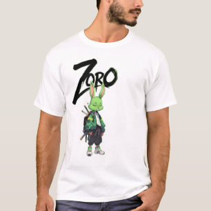 Camiseta Gráfica do Guerreiro Coelho Anime Zoro