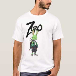 Camiseta Gráfica do Guerreiro Coelho Anime Zoro