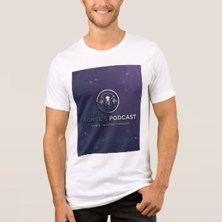 Camiseta Gráfica do Logotipo Oficial do Podcast de