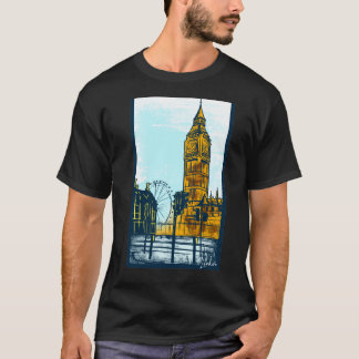 Camiseta Gráfica do Marco Artístico de Londres Big