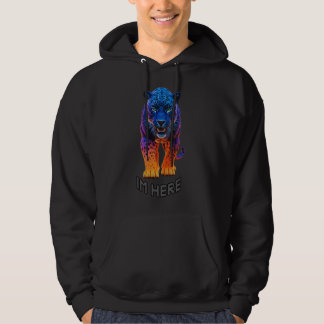 Camiseta Gráfica do Pantera Negra "Estou Aqui"
