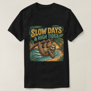 Camiseta Gráfica do Preguiçoso Engraçado de Palm B