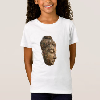 Camiseta Gráfica do Rosto do Buda Dourado | Paz Ze