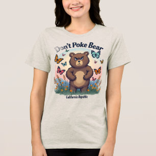 Camiseta Gráfica do Urso Cento e Feroz - Califórni