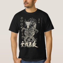 Camiseta Gráfica Dragon Streetwear | Estilo Japonê