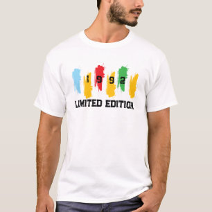 Camiseta Gráfica Edição Limitada 1992 Minimalista