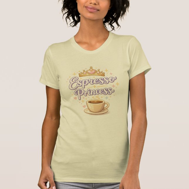 Camiseta Gráfica Espresso Princesa Fofa (Frente)