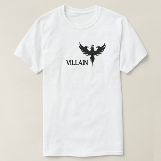 Camiseta Gráfica Estética Villain (Frente do Design)