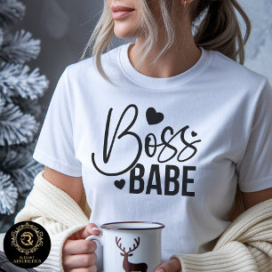 Camiseta Gráfica Estilo Casual de Negócios Boss Ba