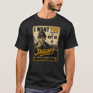 Camiseta gráfica "Eu quero que você não seja um Ja