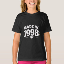 Camiseta Gráfica Feita em 1998 | Camisa de Anivers