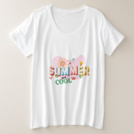 Camiseta Gráfica Floral de Verão Fofa – Sol Colori