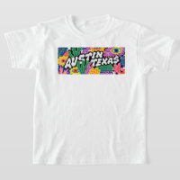 Camiseta Gráfica Floral Estranha de Austin Texas